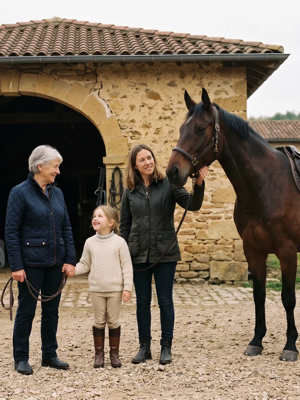 L'équipe, Les Sabots du Rocher, centre équestre à Annoisin-Chatelans