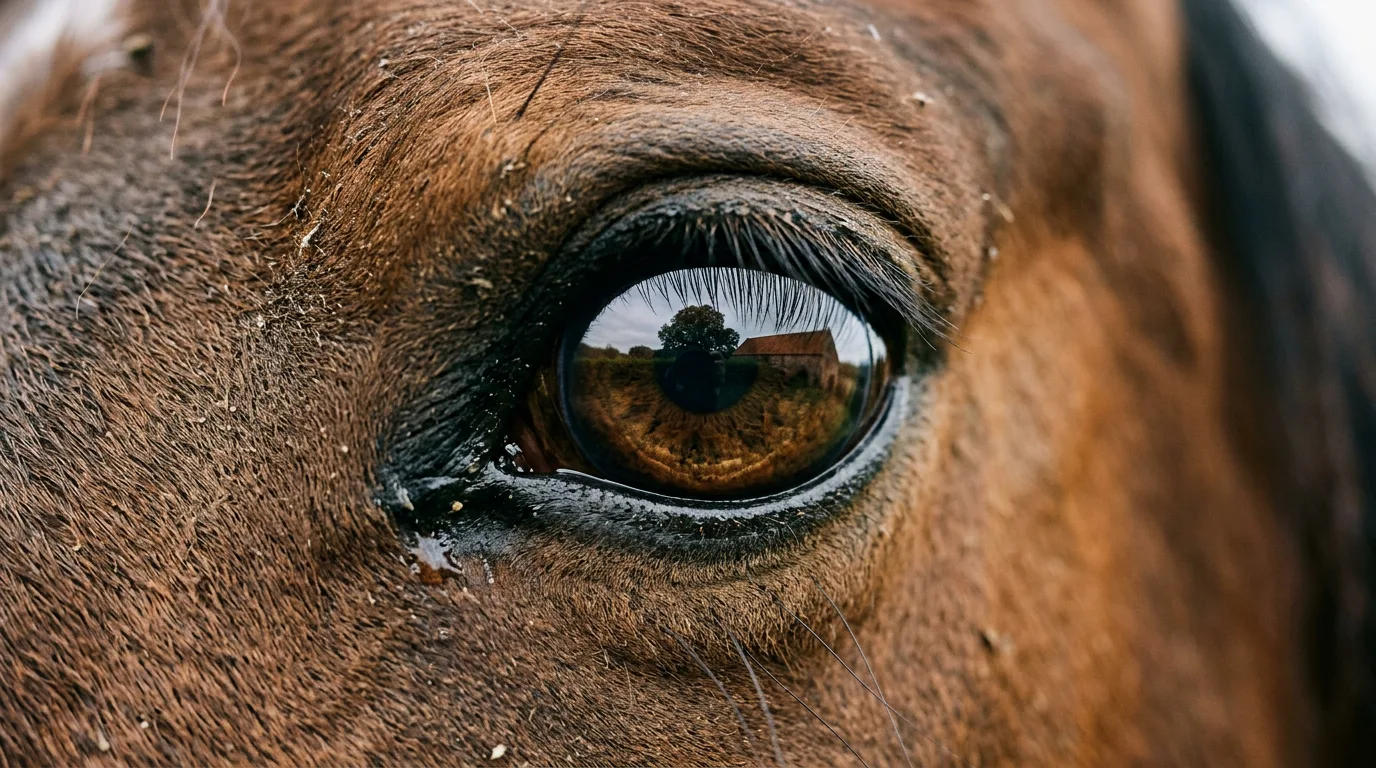 Un regard de cheval, Les Sabots du Rocher, Annoisin-Chatelans