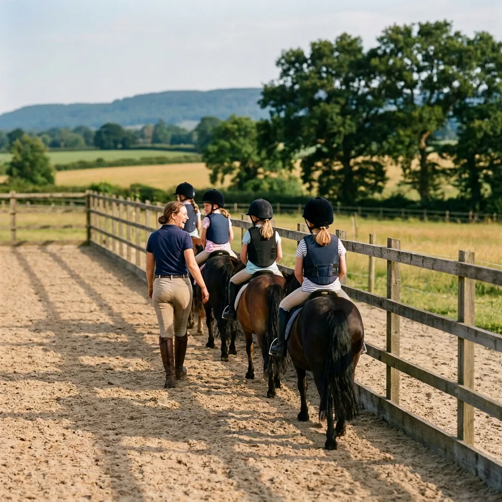 Cours de poney à Annoisin-Chatelans, Isère